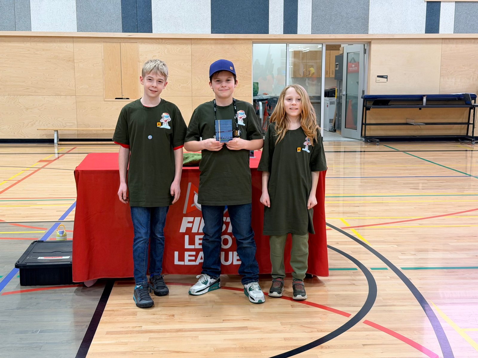 FLL: Team Excavators award moment